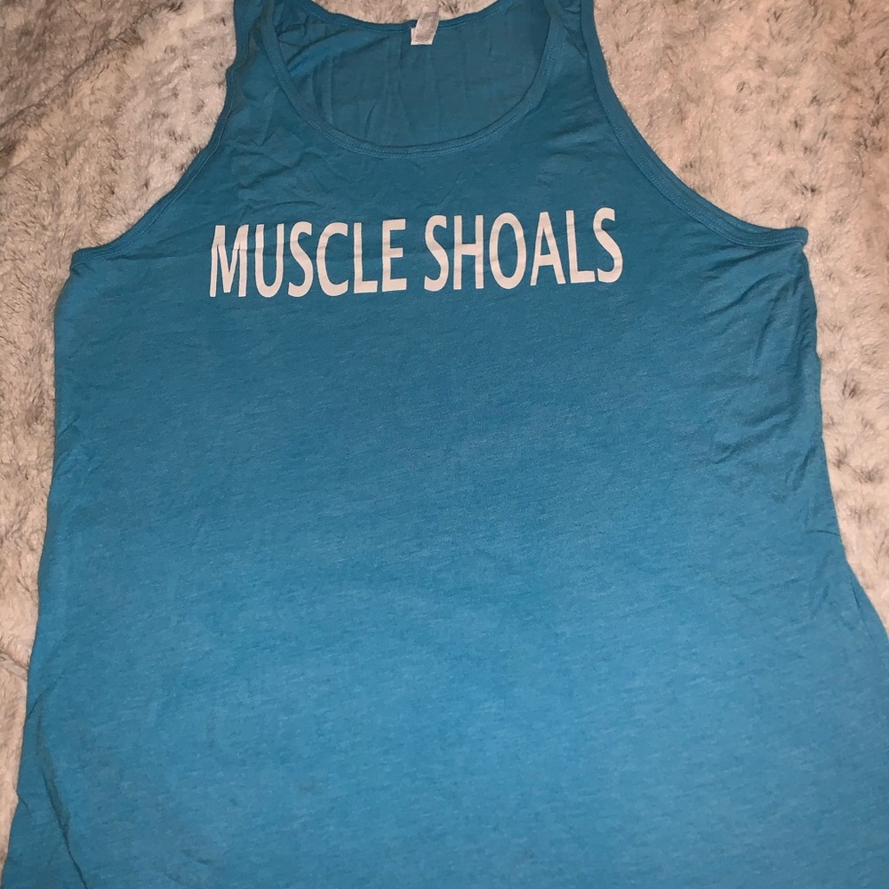 blue tank